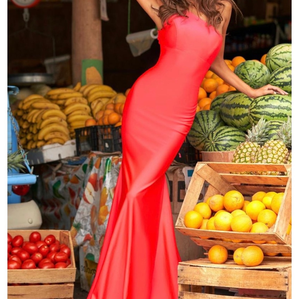 Sherri Hill - Size 2 - Dark Coral